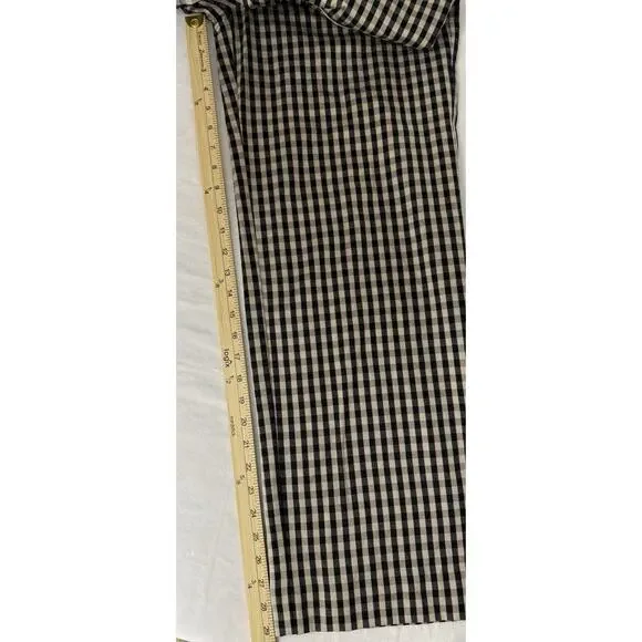 Everlane The Draper Pleated Pant In Buttersmooth Color Checkered Size 2S - Picture 13 of 14